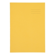 Classmates A4+ Exercise Book 48 Page, 8mm Ruled, Yellow - Pack of 50